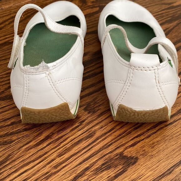 Lacoste Women’s 7.5 Ballerina Shoes Velcro Straps Gummy Toe Point - Picture 3 of 7